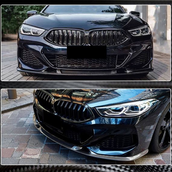 Накладка на передній бампер Lip V3 (для M-Sport, Карбон) для BMW 8 cерія G14/G15/G16 2018- рр | Зображення 3