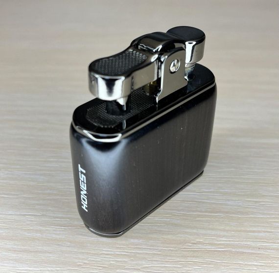 Бензиновая зажигалка Honest BCZ485 - Black | Зображення 4