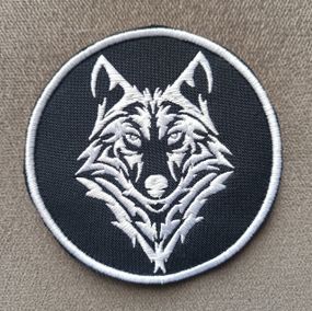Шеврон Вовк 9см