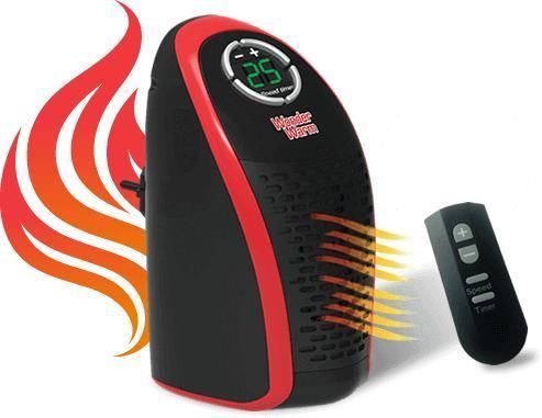 ПОРТАТИВНЫЙ ОБОГРЕВАТЕЛЬ В РОЗЕТКУ WONDER WARM С ПУЛЬТОМ (CZ275320) | Зображення 2