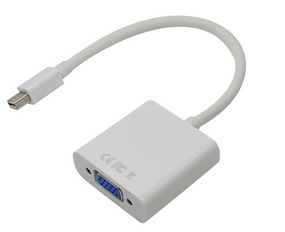 Адаптер-перетворювач Mini Display Port (Thunderbolt) - VGA (білий)