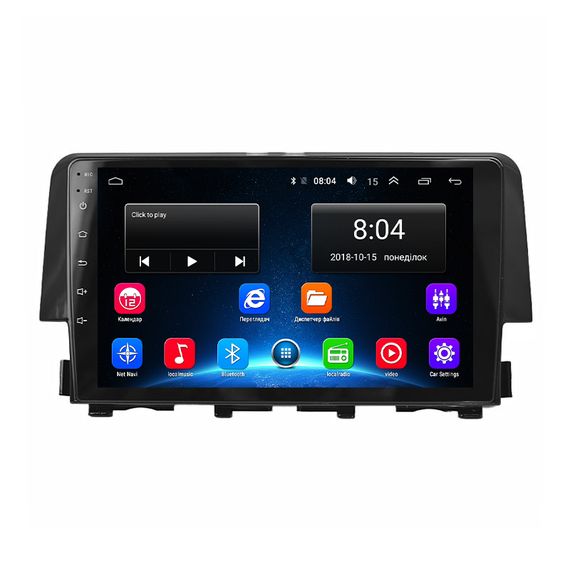 Штатна магнітола Lesko для Honda Civic X 2015-2021