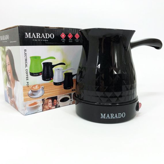 Электрическая турка для кофе Marado MA-1625, Турка для заварного кофе для приготовлени кофе. Цвет: черный