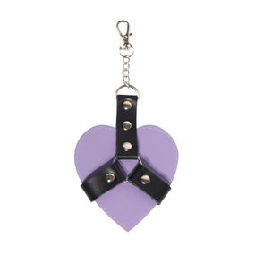 Брелок на карабине для ключей Art of Sex Chained Heart, Лаванда