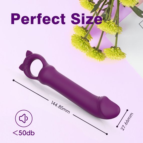 Мини-вибратор Every Night Toys Grace фиолетовый, 10 режимов вибрации sexstyle | Зображення 5