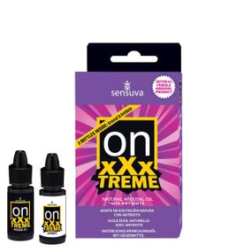 Збуджувальні краплі для клітора Sensuva On xXxTREME Arousal Oil (5 мл) with Antidote (5 мл) + антидот Sex Aura