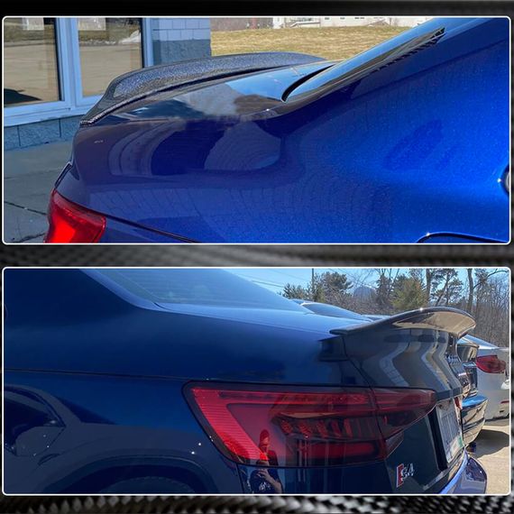 Спойлер V3 (для SD Карбон) для Ауди A4 B9 2015-2024 рр | Зображення 4