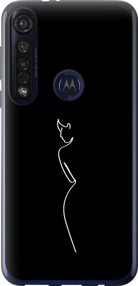 Чехол на Motorola G8 Plus Силуэт1 "4590u-1837-17620"