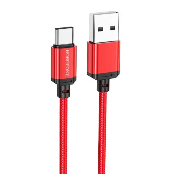Кабель Borofone BX87 USB -Type-C (3А/1м) червоний | Зображення 2
