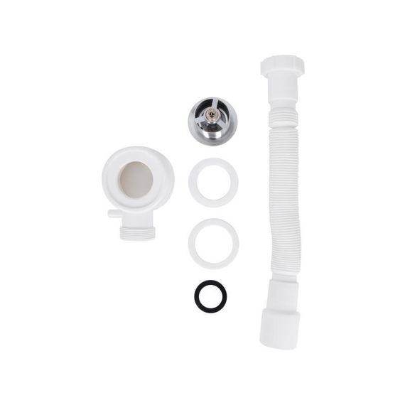 Сифон для душового піддона Lidz (CRM) автоматичний (вихід 40/50 мм) | Зображення 7