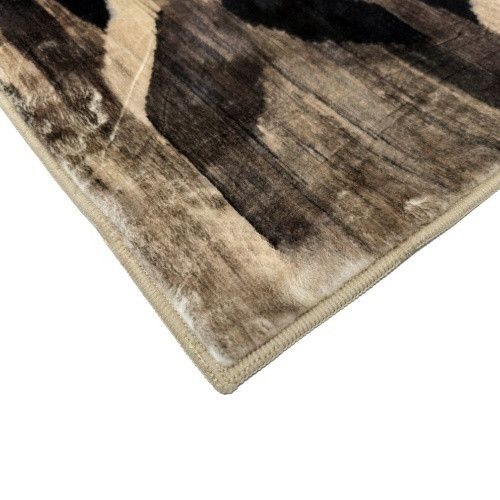 Килимок універсальний для підлоги Плюш Абстракція 75*150см бежевий Дариана | Зображення 1