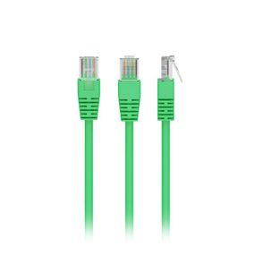 Патч корд Cablexpert PP12-0.25M/G, UTP, категорія. 5E, литий,  50u" штекер із фіксатором, 0.25 м, зелений