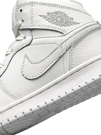 Кросівки Air Jordan 1 High All White  весна / літо / осінь | Зображення 6