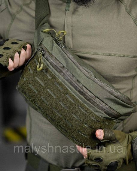 Тактическая сумка поясная OBIO oliva ДЛ6318 | Зображення 3
