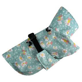 Дощовик плащ квіточки м'ятний 3