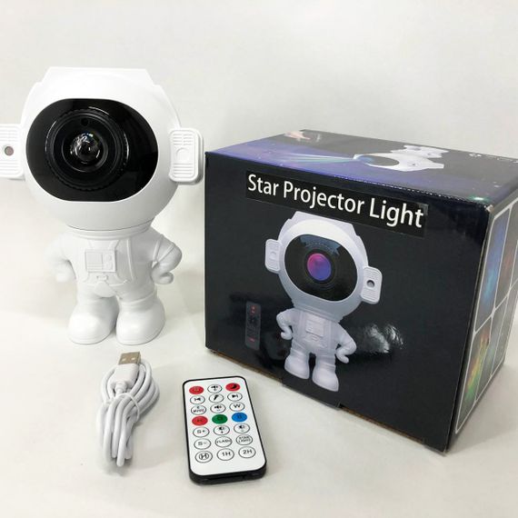 Світильник космонавт 3d проектор, Світильник зоряне небо на стелі, Нічник проектор зоряне небо IO-79 | Зображення 8