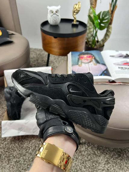 Кроссовки Air Huarache All Black (кожа , текстиль) весна / лето / осень 40 25