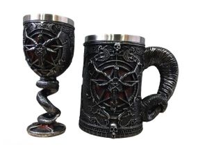Подарунковий набір Кухоль Бокал 3D Гра Престолів Game Of Thrones Baphomet Бафомет Подарунок