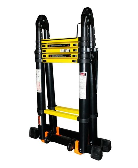 Драбина універсальна телескопічна GTM KME3034B 2x4 алюмінієва, 3400 мм (39419) | Зображення 1