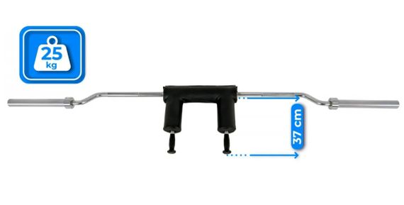 Гриф олімпійський для присідань Thunder 244/50 (SQUAT-BAR-224/50) | Зображення 2