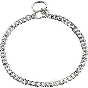 Sprenger Collar Flat Narrow Link нашийник для собак, коротке звено 3 мм з огранкою, хромована сталь