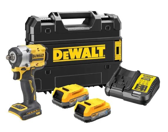 Гайкокрут ударний акумуляторний DeWalt з АКБ та ЗП DCF921E2T | Зображення 1