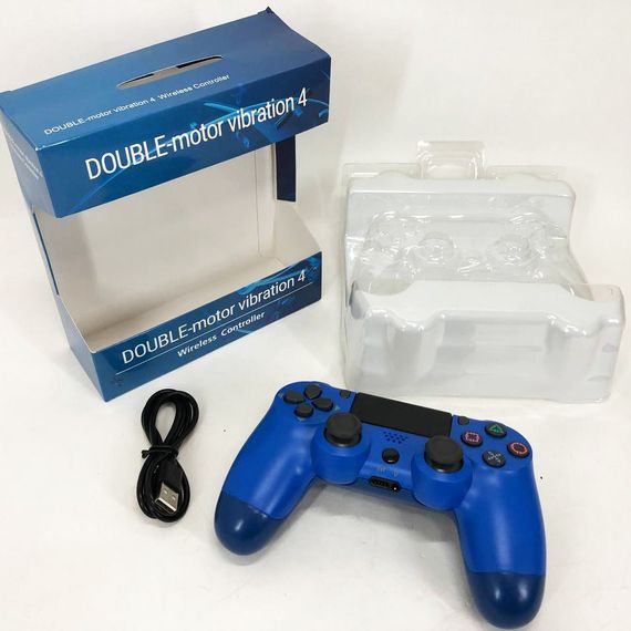 Джойстик DOUBLESHOCK для PS 4, игровой беспроводной геймпад PS4/PC аккумуляторный джойстик. Цвет: синий KE-47 | Зображення 7