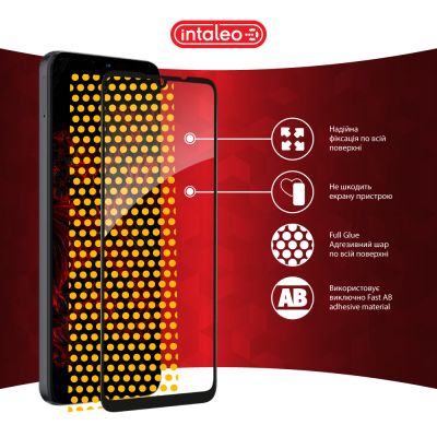Стекло защитное Intaleo Full Glue ZTE Blade A55 Black (1283126598746) | Зображення 6
