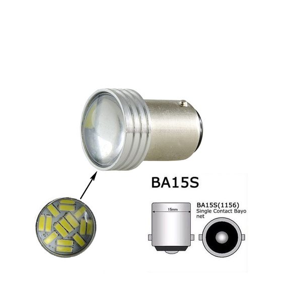 Светодиодная лампа S25-067 4014-15 12V | Зображення 1