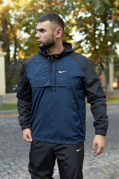 Анорак чоловічий "House" Nike чорно-синій | Зображення 4