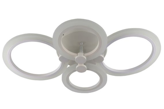 Люстра світлодіодна стельова LED світильник для квартири на стелю лед з пультом 25607 Білий 10х39х61 см. | Зображення 2