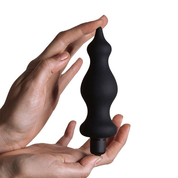 Анальна пробка з вібрацією Adrien Lastic Bullet Amuse Black, макс. діаметр 3,9 см | Зображення 3