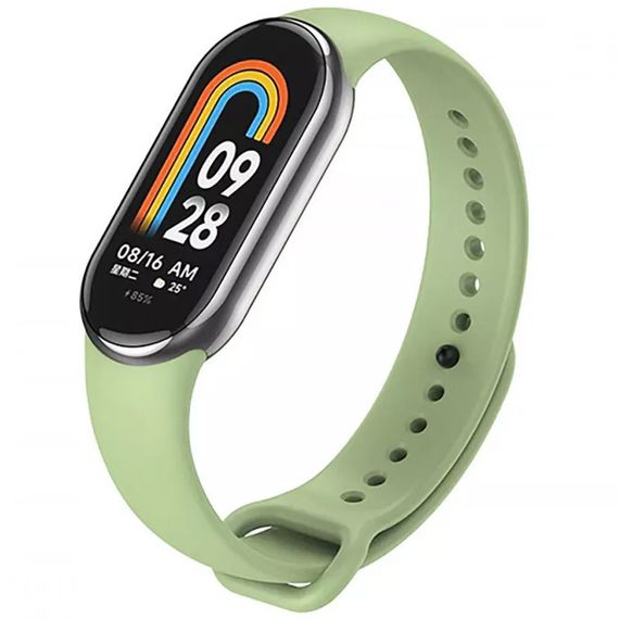 Силиконовый ремешок для Xiaomi Mi Band 8/9 Мятный / Mint