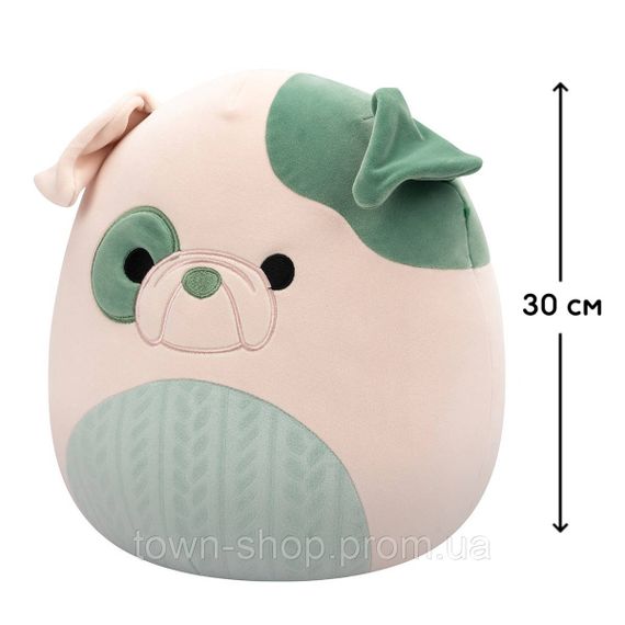 Мягкая игрушка Squishmallows – Бульдог Августин (30 cm) | Зображення 1
