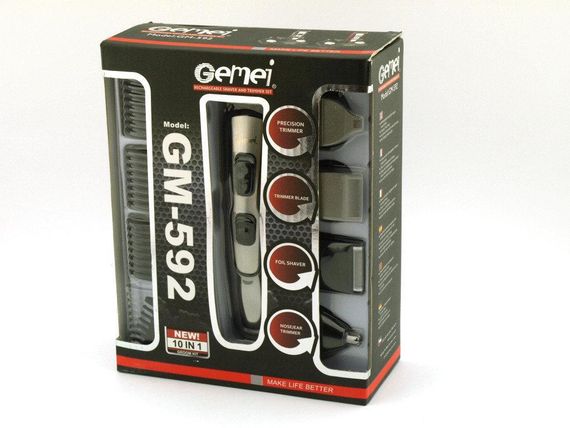 Професійна машинка для стриження Gemei GM 592 10 в 1 | Зображення 5