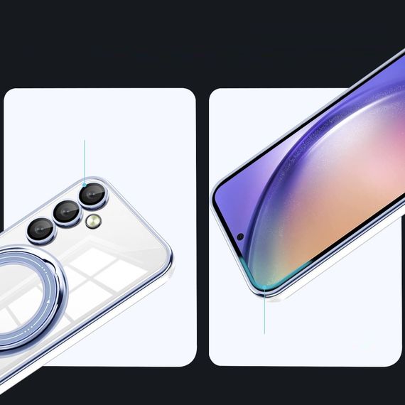 Чохол силіконовий MagSafe для Samsung Galaxy A55 колір Синій | Зображення 4