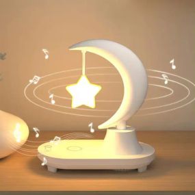 Бездротова зарядка для телефону/нічник-лампа зірка TB-35SLIWBT