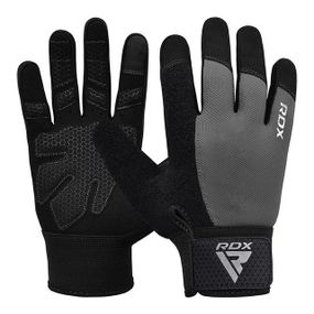 Рукавички для фітнесу RDX W1 Full Finger Plus ( Grey)  L