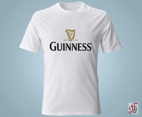 Футболка з принтом логотип Guinness XXL