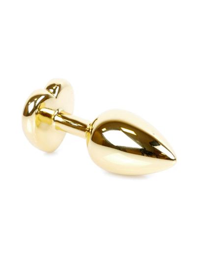 Анальная пробка Jawellery Gold  Heart PLUG-Black sexstyle | Зображення 1