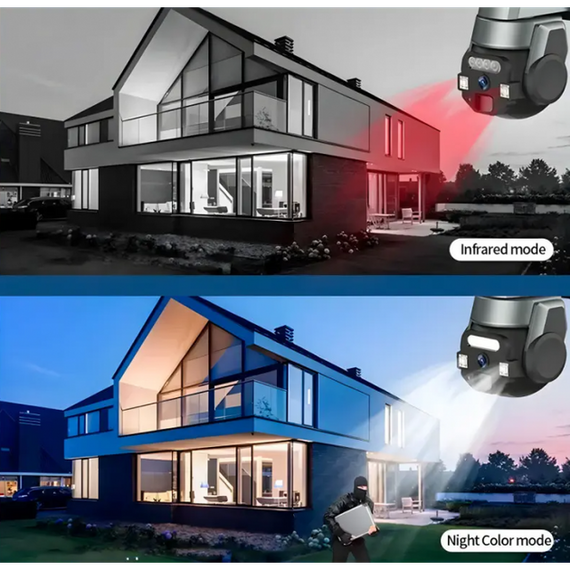 Камера наружная уличная поворотная WIFI CyberGuard OUTDOOR Q-812 FULL-HD 5Mp IP66 датчик движения | Зображення 4