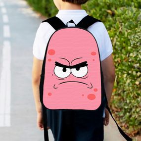 Рюкзак детский Губка Боб Патрик Стар 34х27см,городской ранец для мальчика (00512)