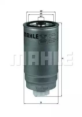 Фільтр паливний MAHLE/KNECHT Iveco, Ford, MAHLE/KNECHT (KC182) | Зображення 2