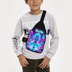 Сумка через плечо детская Рик и Морти 29х17 см сумка слинг для мальчика (02158)