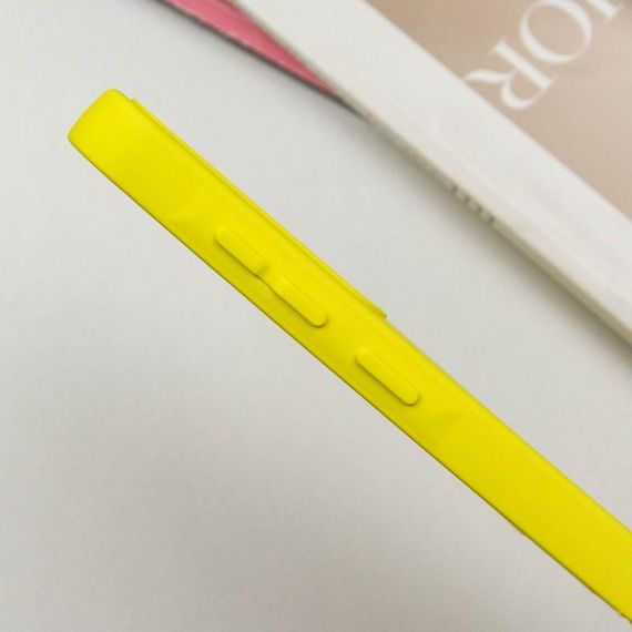 Чохол TPU GETMAN Liquid Silk Full Camera для Samsung Galaxy S24+ Жовтий / Flash | Зображення 3