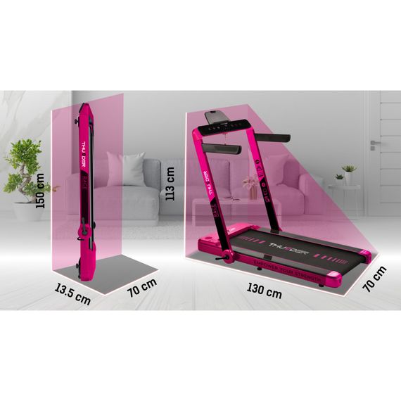 Бігова доріжка THUNDER Race Pink | Зображення 1