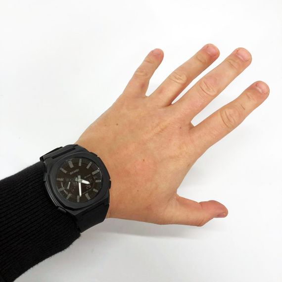 Годинники наручні чоловічі стильні модні красиві SKMEI 2091BKGYBK, Ексклюзивні чоловічі годинники UP-27 | Зображення 6