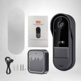 Умный дверной звонок с камерой ночного видения Video doorbell AND M9 Черный