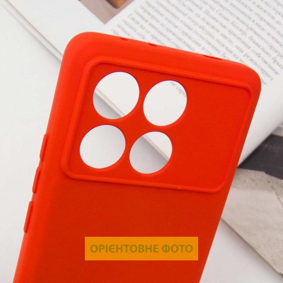 Чохол TPU GETMAN Liquid Silk Full Camera для Xiaomi Poco X6 / Note 13 Pro 5G Червоний / Red | Зображення 4