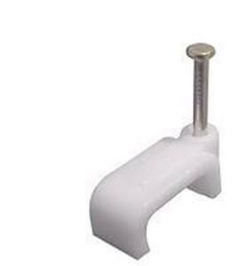 Кабельна кліпса 10*7 мм плоска 100 шт./пач. Туреччина APRO